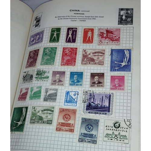 632 - Box Folder Of Stamps Including Albums And Stamp Catalogue