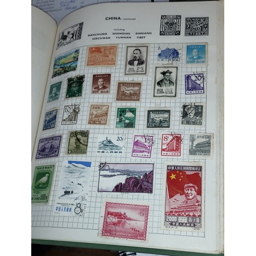 632 - Box Folder Of Stamps Including Albums And Stamp Catalogue