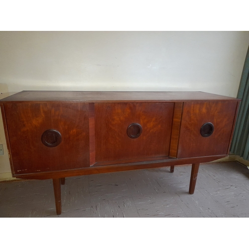 706 - Small Teak Sideboard In Need Of A Little TLC