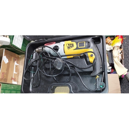 155 - Jcb Hammer Drill Working