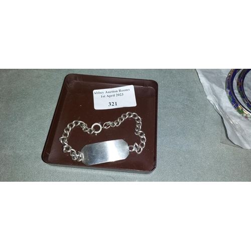 321 - Solid Silver Bracelet