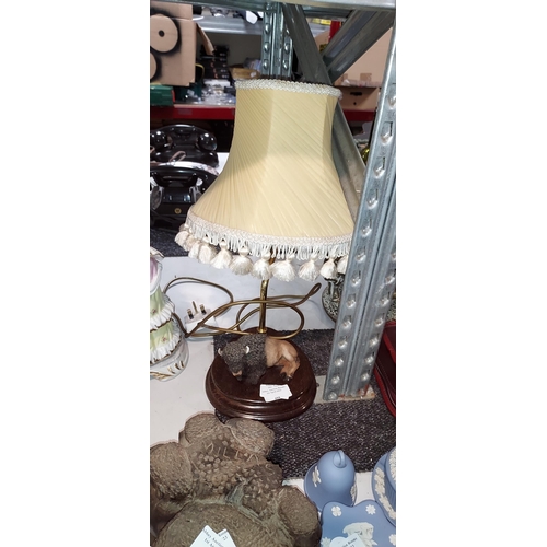 488 - Bison Table Lamp With Shade