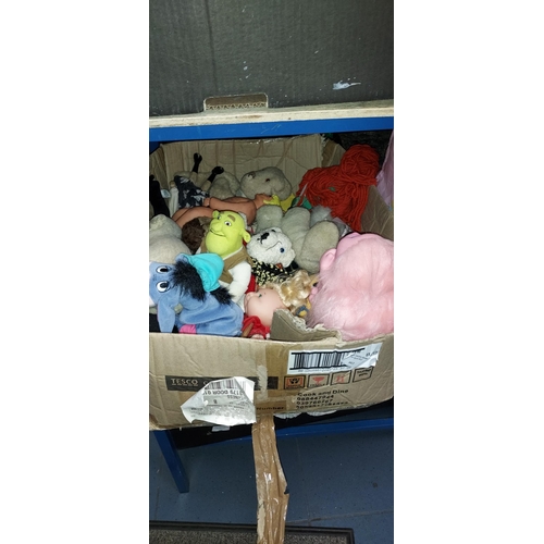 663 - Box Of Cuddly Toys