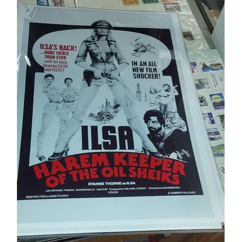 550 - A3 Horror Poster = Ilsa - Harem Keeper Of The Oil Sheiks - Top Quality