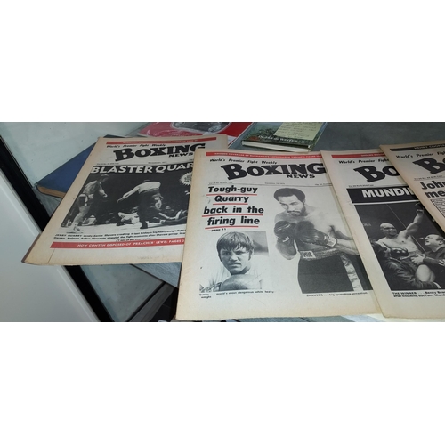 558 - 5 Boxing News Magazines Including Muhammed Ali