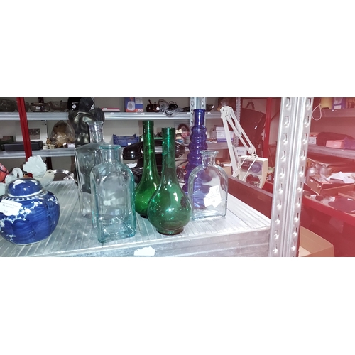 531 - 6 Assorted Glass Bottles