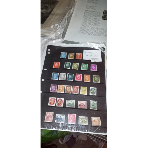 585 - Sheet Of German Stamps