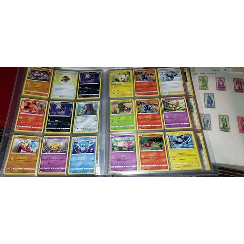 590 - Folder With 576 Pokemon Cards With Rare Ones And 108 Reverse Holos. Mint