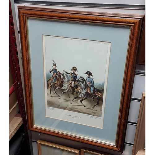 100 - 3 Framed Prints Of Garde Imperials