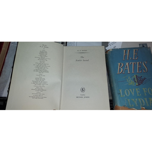 583 - H E Bates First Editions Books With Dust Jackets