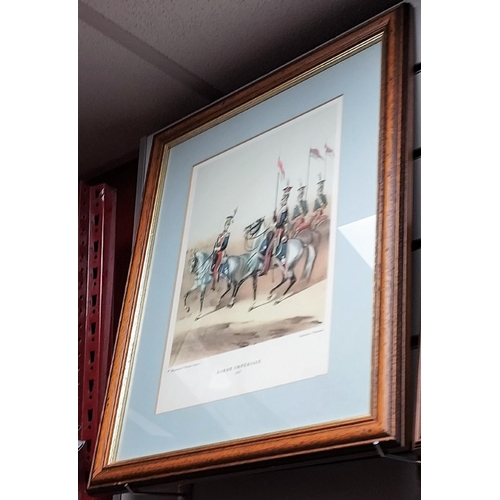 100 - 3 Framed Prints Of Garde Imperials