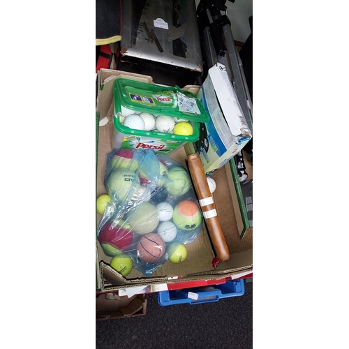 140 - Box Of Games And Balls
