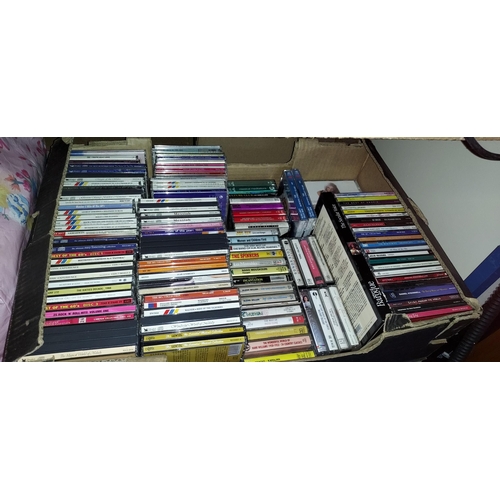 30 - Box Of CDs & Music Cassettes Including 60's, Classical, Will Young & Jlo