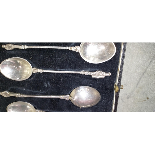 344 - Box Of Silver 925 Spoons