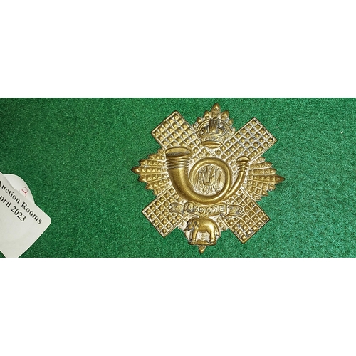 373 - Row Of Collectable Scottish Cap Badges