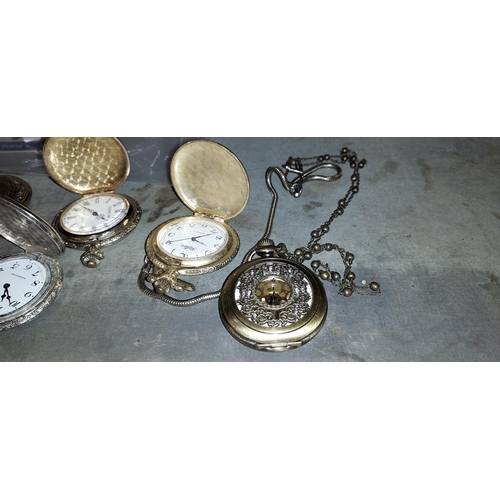 396 - Job Lot Of 6 Pocket Watches For Spares Or Repairs