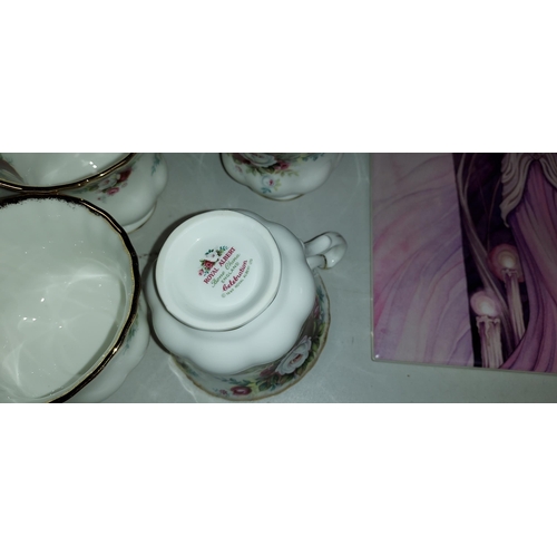 456 - Royal Albert Bone China 6 Place Tea/Dinner Set. In Pattern Celebration. Incomplete, Missing Tea & Co... 