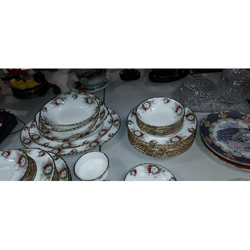 456 - Royal Albert Bone China 6 Place Tea/Dinner Set. In Pattern Celebration. Incomplete, Missing Tea & Co... 