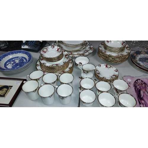 456 - Royal Albert Bone China 6 Place Tea/Dinner Set. In Pattern Celebration. Incomplete, Missing Tea & Co... 