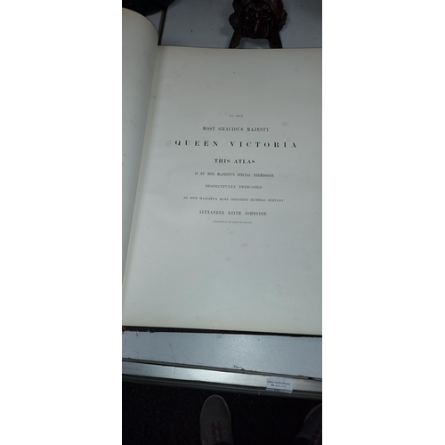 479 - Keith Johnston's Royal Atlas Of Geography Dated 1861. Very Large. Published By William Blackwood And... 