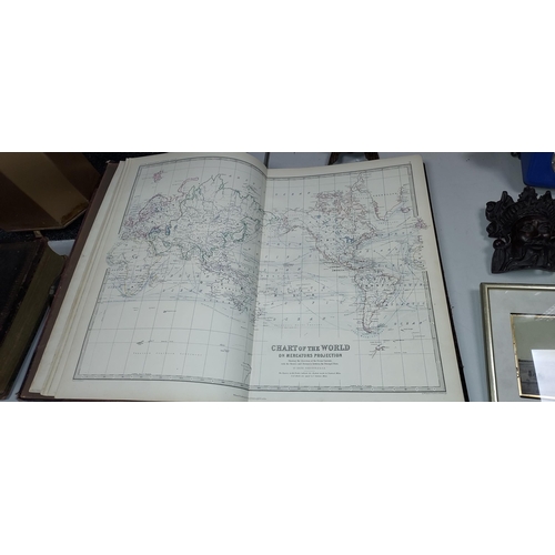 479 - Keith Johnston's Royal Atlas Of Geography Dated 1861. Very Large. Published By William Blackwood And... 