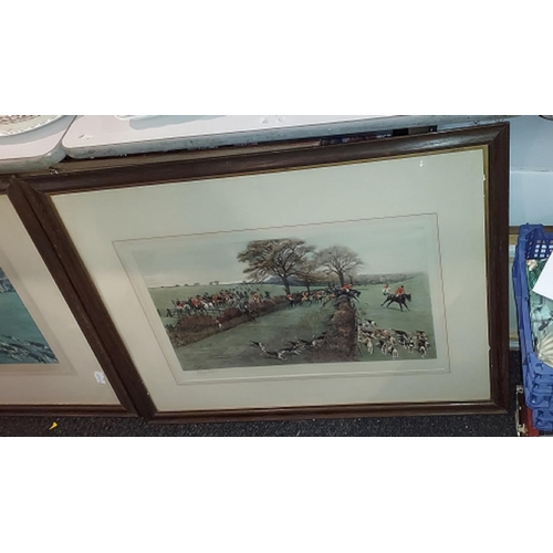 560 - Pair Of Cecil Aldin Racing Prints