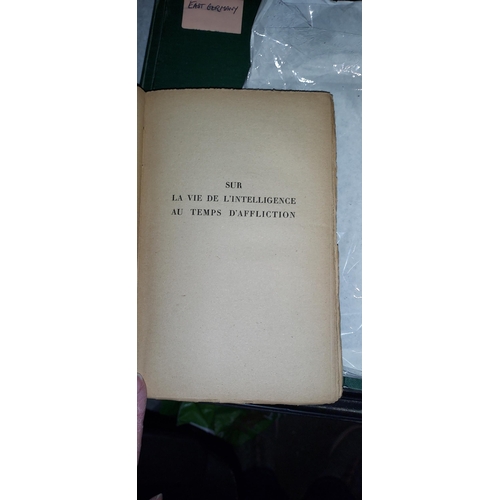 566 - Book By Georges Duhamel, Signed With Inscription, Chronique Des Saisons Ameres 1940-43, French Text,... 