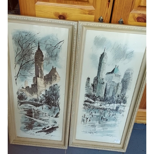 34 - Pair Of New York Prints