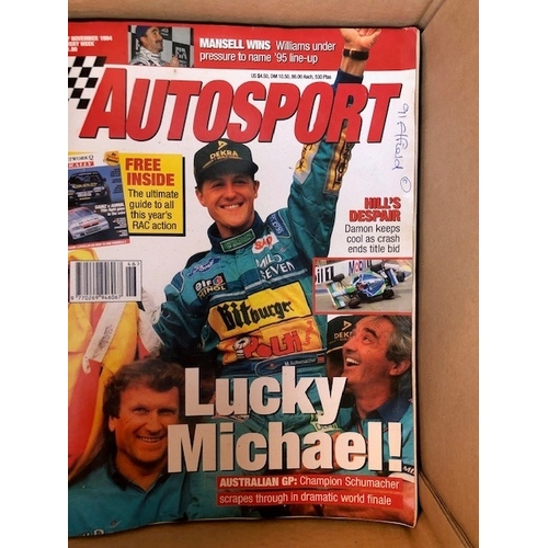 69 - Autosport Magazines, 7 Boxes With Approximately 50 Magazines Each. Various Years Including 1999, 199... 