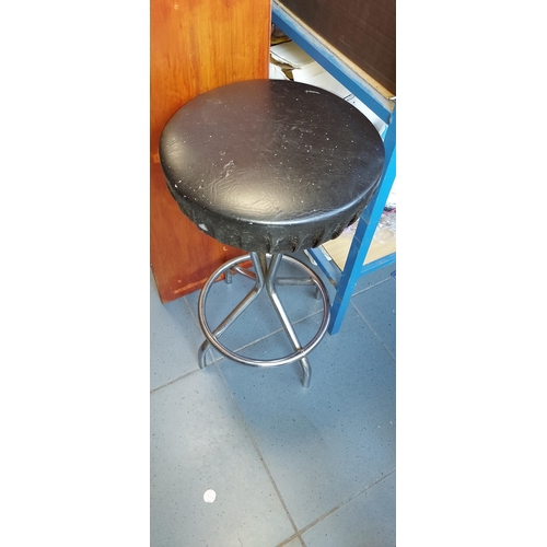 76 - 3 Stools, Including Machinist Style Stool