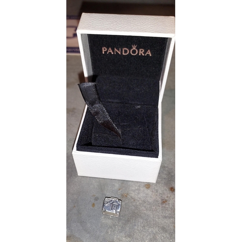 367 - Pandora Silver 925 ALE Suitcase Charm With Box And Gift Bag