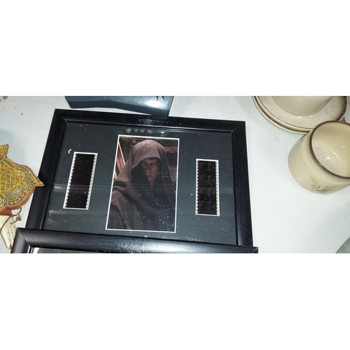 458 - 3 Framed Star Wars Film Cell Pictures