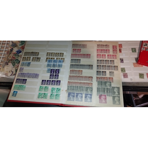 577 - 3 Stamp Albums With Some Stamps