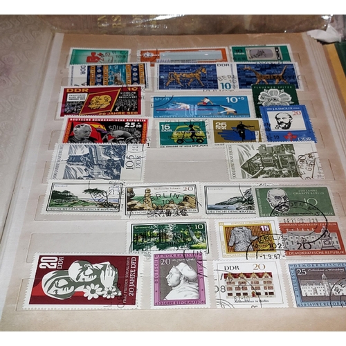 594 - Album With 18 Pages Of East German Stamps