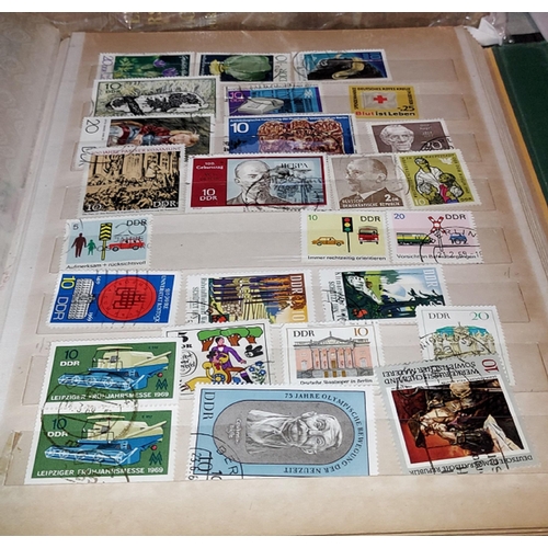 594 - Album With 18 Pages Of East German Stamps