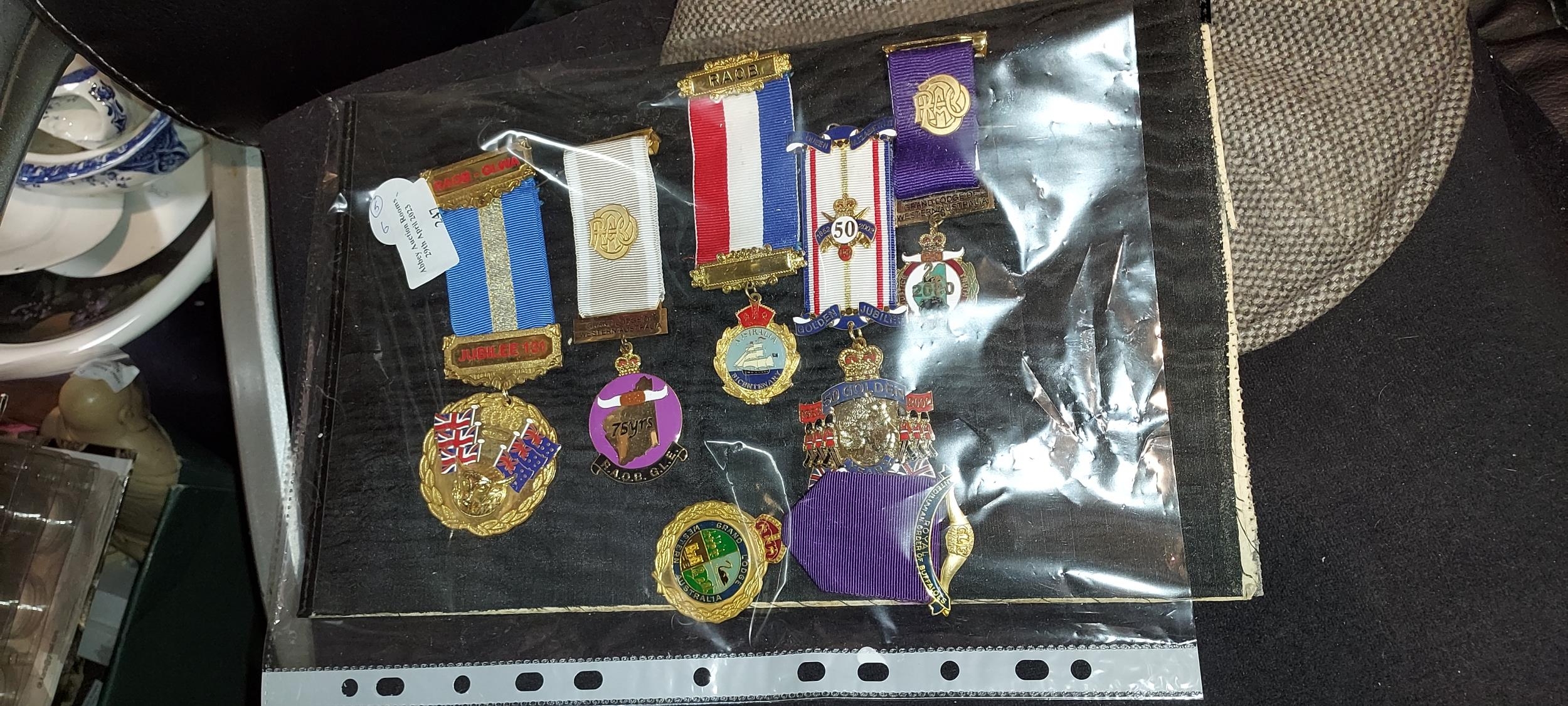 Bag Of R.A.O.B Medals