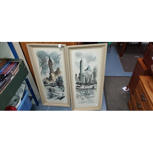 35 - Pair Of New York Prints