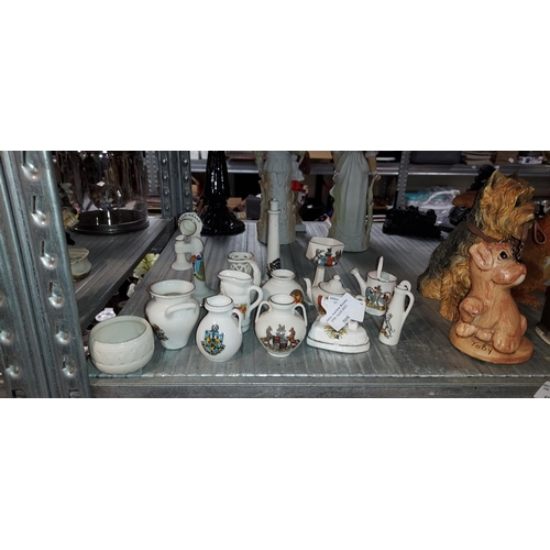 509 - Selection Of Goss Crestedware