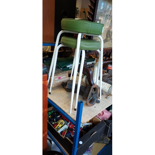 46 - 3 Stools, Including Machinist Style Stool