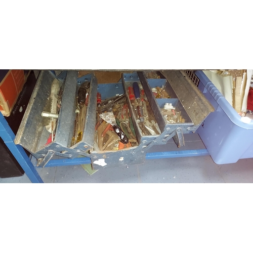 30 - Cantilever Tool Box With Tools