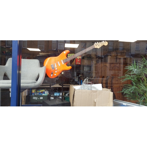 40 - Genuine Guitar On Stand Can Be Used As Shop Display Can Be Used As A Accoustics Guitar No Inners