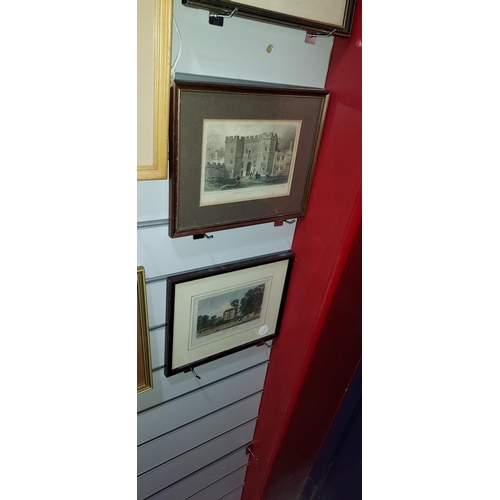 116 - 10 Small Framed Engravings Of Various Subjects