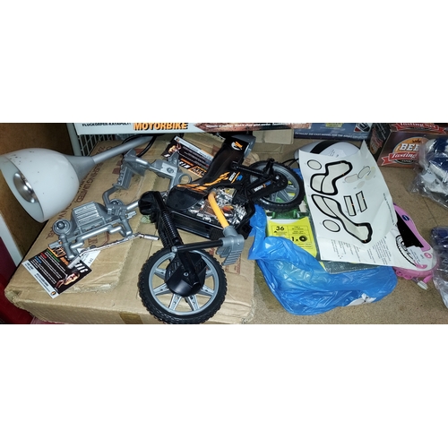 128 - Action Man Turbulence Motorbike In Box Missing Seat