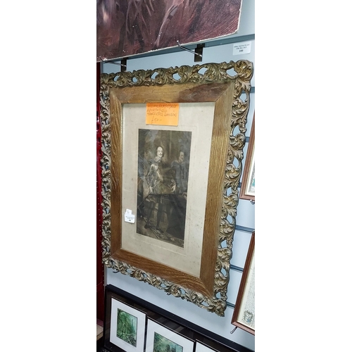 101 - Framed William Brassey Hole Aquatint Of Gio Francesco Lomellini