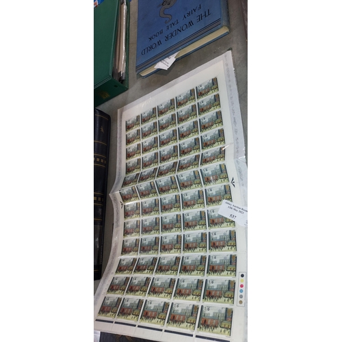 537 - Complete Sheet Of Gb 1/6 Stamps