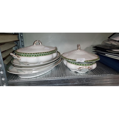 565 - Part French Limoges Dinner Set