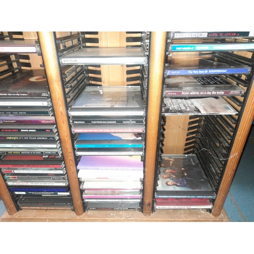 19 - Quantity Of Good Cd's To Include Rolling Stones, Areosmith, Pink Floyd, Toto And Others In Stenciled... 