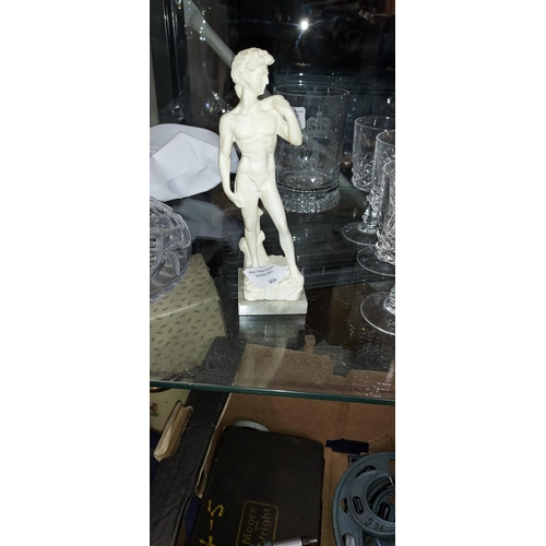 416 - Resin David From David And Goliath Figurine