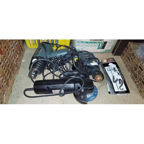 613 - Hot Air Gun, Grinder And Drill All Untested