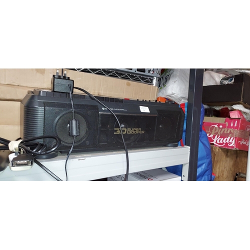 84 - Hitachi Boombox With 3D Subwoofer Not Tested